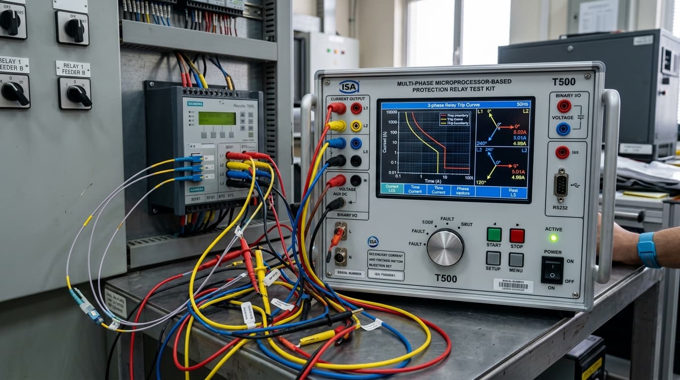 Microprocessor Protection Relay Secondary Injection Test Set